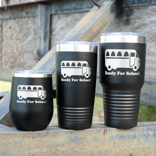 School Bus Polar Camel Tumblers - Group Shot