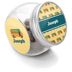 School Bus Puppy Treat Jar (Personalized)