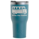 School Bus RTIC Tumbler - Dark Teal - Laser Engraved - Single-Sided (Personalized)