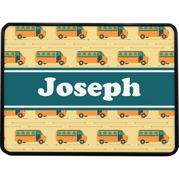 School Bus Rectangular Car Hitch Cover w/ FRP Insert