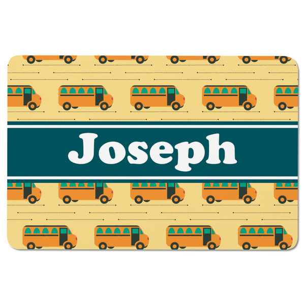 School Bus Rectangular Fridge Magnet - FRONT