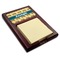 School Bus Red Mahogany Sticky Note Holder - Angle