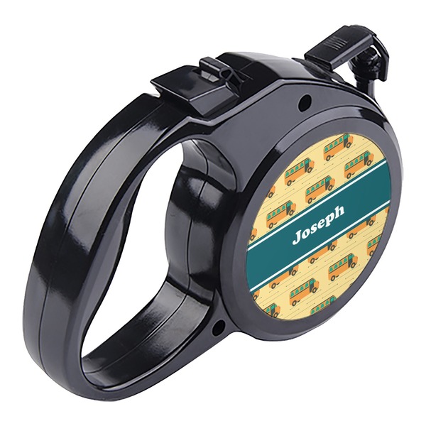 School Bus Retractable Dog Leash - Angle