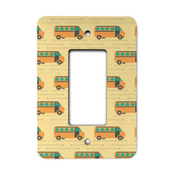 School Bus Rocker Style Light Switch Cover (Personalized)