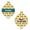 School Bus Round Pet Tag - Front & Back