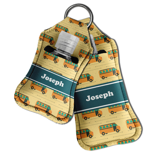 School Bus Sanitizer Holder Keychain - Both in Case (PARENT)