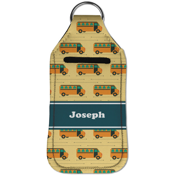 School Bus Sanitizer Holder Keychain - Large (Front)