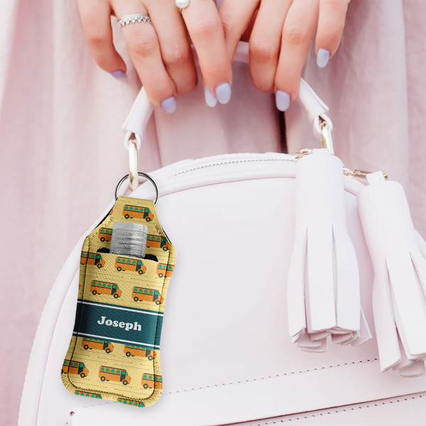 School Bus Sanitizer Holder Keychain - Large (LIFESTYLE)