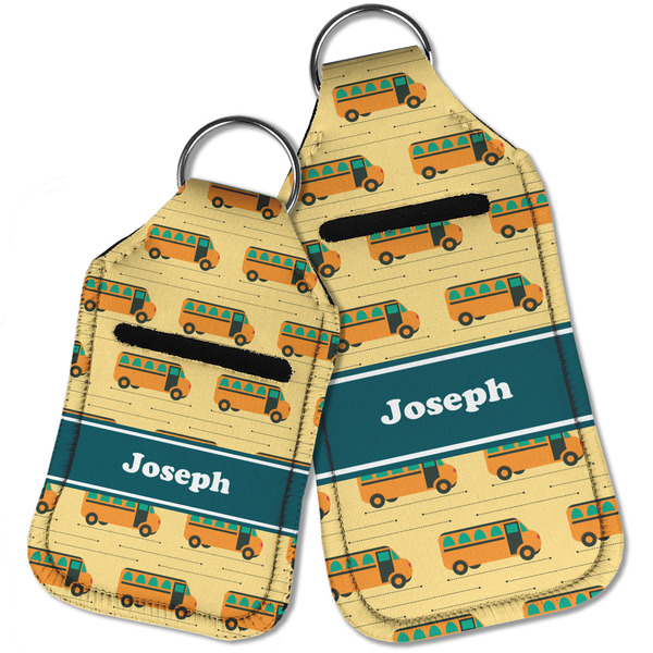 School Bus Sanitizer Holder Keychain - Parent Main