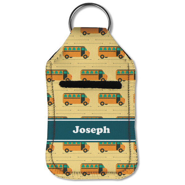 School Bus Sanitizer Holder Keychain - Small (Front Flat)