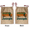 School Bus Santa Sack - Front & Back (Personalized)
