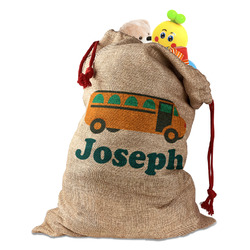 School Bus Santa Sack (Personalized)