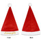 School Bus Santa Hats - Front and Back (Single Print) APPROVAL