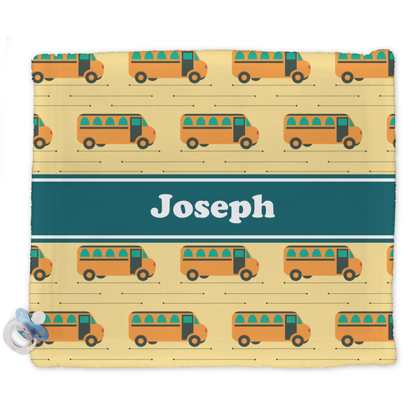 Custom School Bus Security Blanket (Personalized)