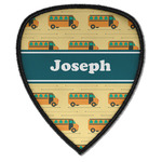 School Bus Iron on Shield Patch A w/ Name or Text