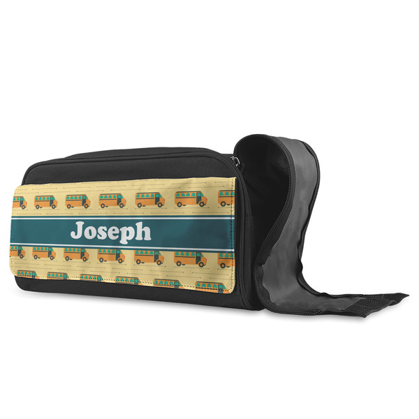 School Bus Shoe Bags - ANGLE (Open)