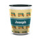 School Bus Ceramic Shot Glass - 1.5 oz - Two Tone - Single (Personalized)
