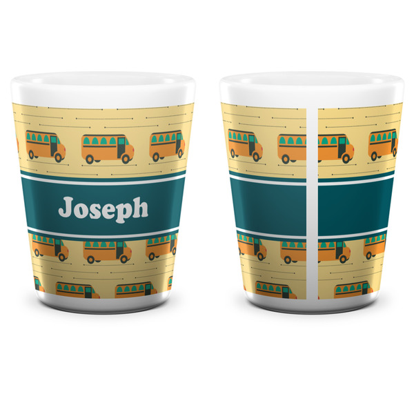 School Bus Shot Glass - White - APPROVAL