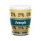 School Bus Ceramic Shot Glass - 1.5 oz - White - Set of 4 (Personalized)