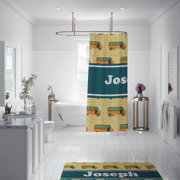 School Bus Shower Curtain - 70"x83"