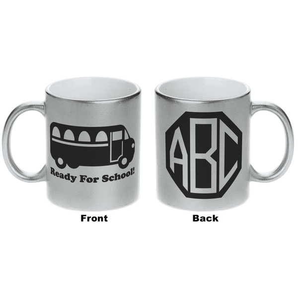 School Bus Silver Mug - Approval