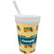 School Bus Sippy Cup with Straw (Personalized)