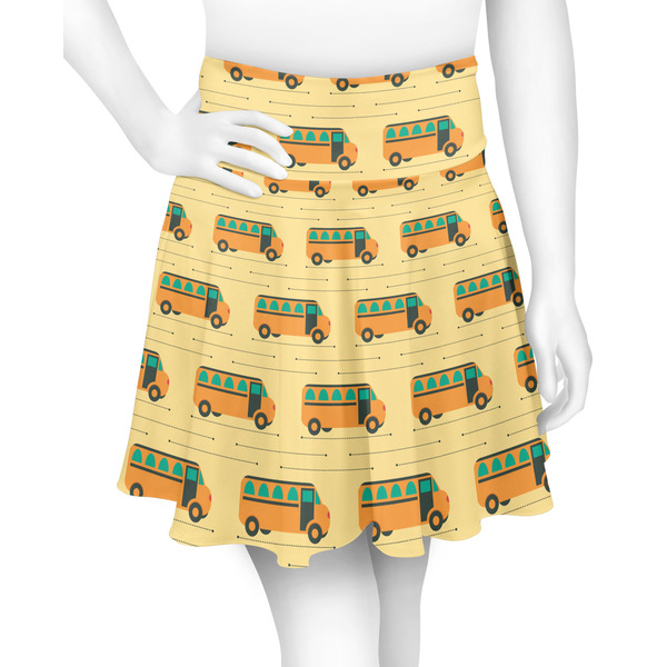 Custom School Bus Skater Skirt - 2X Large