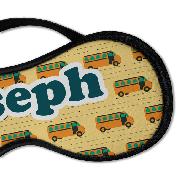 School Bus Sleeping Eye Mask - DETAIL Large