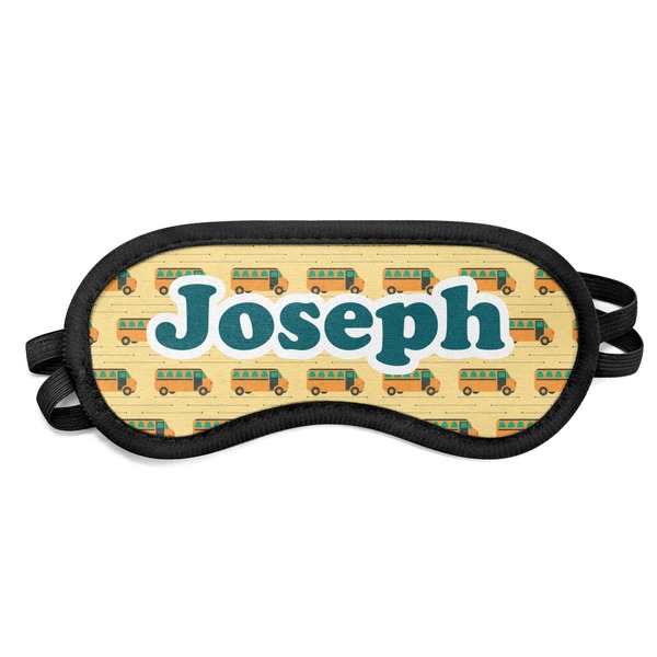 Custom School Bus Sleeping Eye Mask - Small (Personalized)