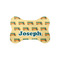School Bus Bone Shaped Dog Food Mat (Small) (Personalized)