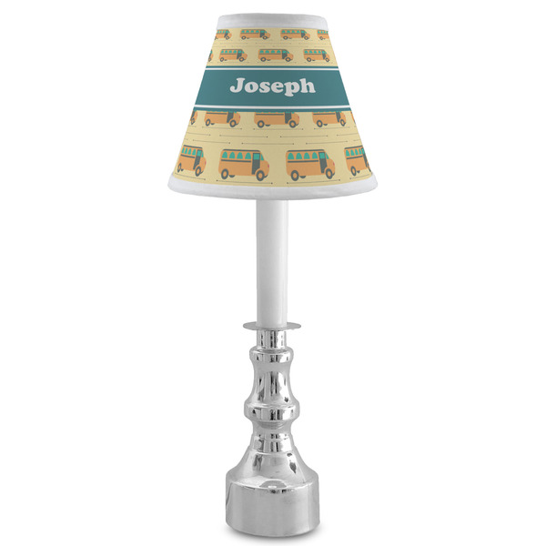 School Bus Small Chandelier Lamp - LIFESTYLE (on candle stick)