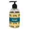 School Bus Plastic Soap / Lotion Dispenser (8 oz - Small - Black) (Personalized)