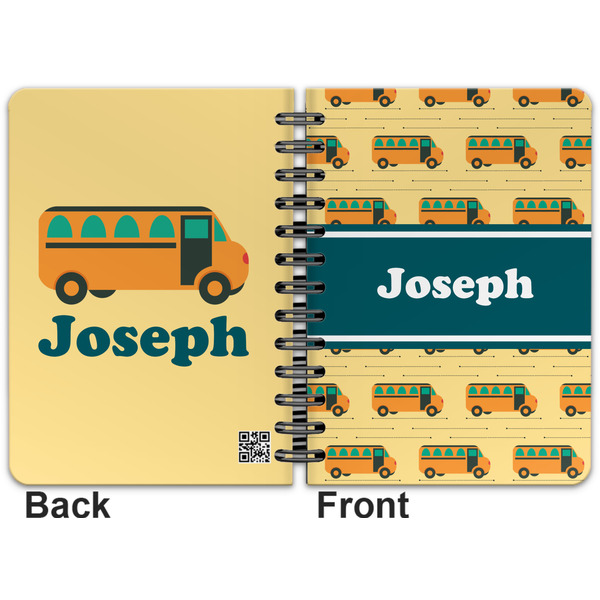 School Bus Spiral Journal 5 x 7 - Apvl