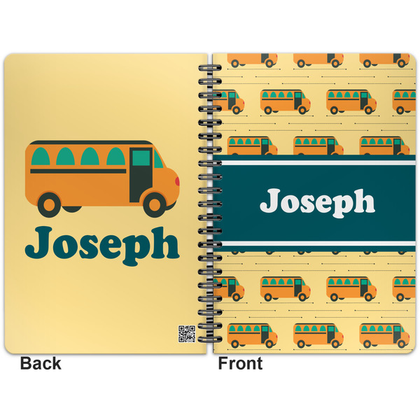 School Bus Spiral Journal 7 x 10 - Apvl
