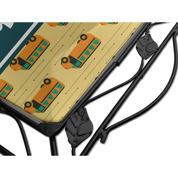 School Bus Square Trivet - Detail