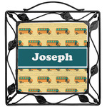 School Bus Square Trivet (Personalized)