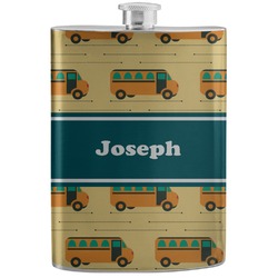 School Bus Stainless Steel Flask (Personalized)