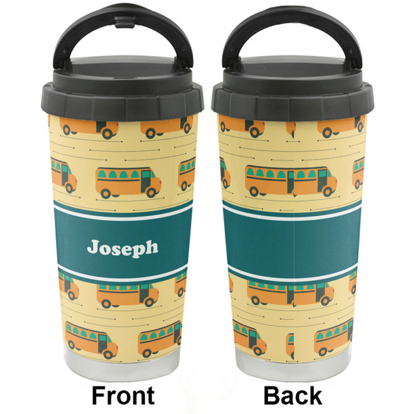 School Bus Stainless Steel Travel Cup - Apvl