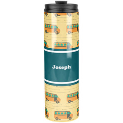 School Bus Stainless Steel Skinny Tumbler - 20 oz (Personalized)