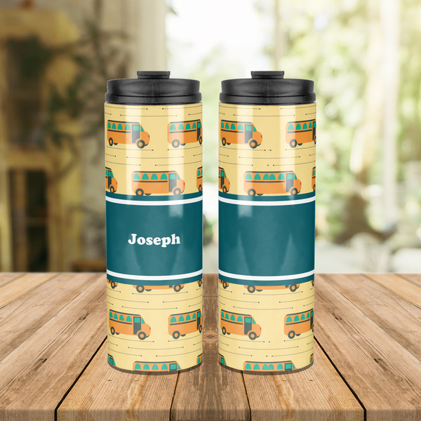 School Bus Stainless Steel Tumbler - Lifestyle