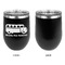 School Bus Stainless Wine Tumblers - Black - Single Sided - Approval