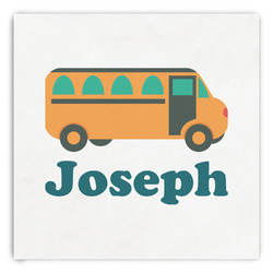School Bus Paper Dinner Napkins (Personalized)