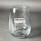 School Bus Stemless Wine Glass - Front/Approval