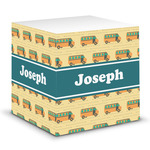 School Bus Sticky Note Cube (Personalized)
