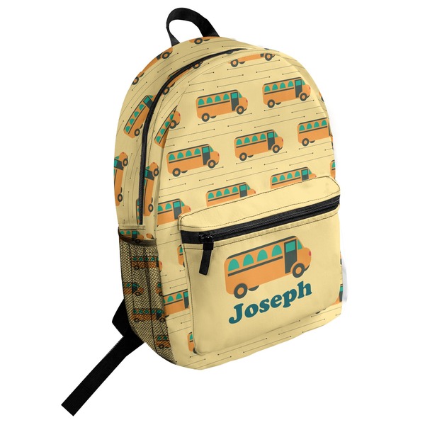 Custom School Bus Student Backpack (Personalized)