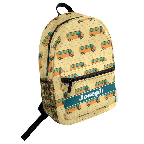 Custom School Bus Student Backpack (Personalized)