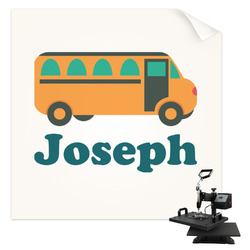 School Bus Sublimation Transfer - Baby / Toddler (Personalized)