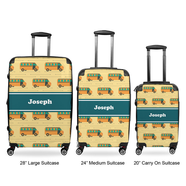 School Bus Suitcase Set 1 - APPROVAL