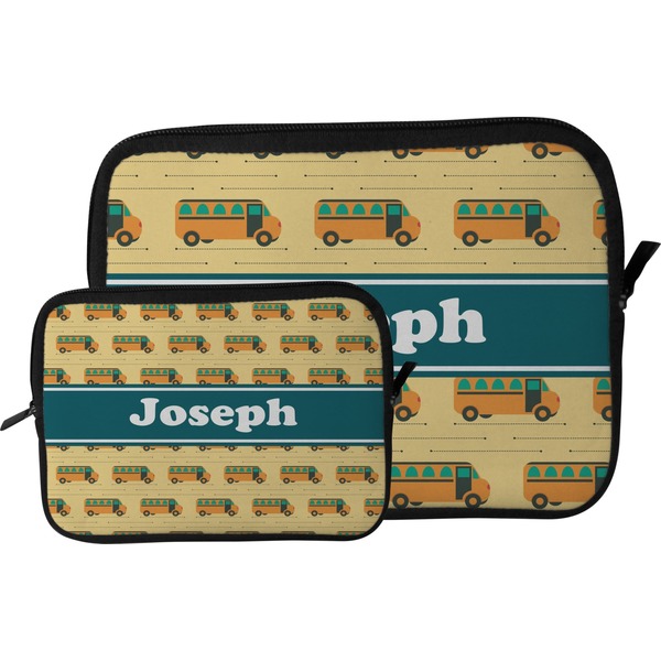 School Bus Tablet Sleeve (Size Comparison)