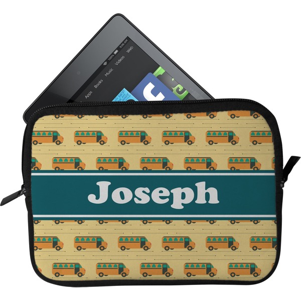 Custom School Bus Tablet Case / Sleeve - Small (Personalized)